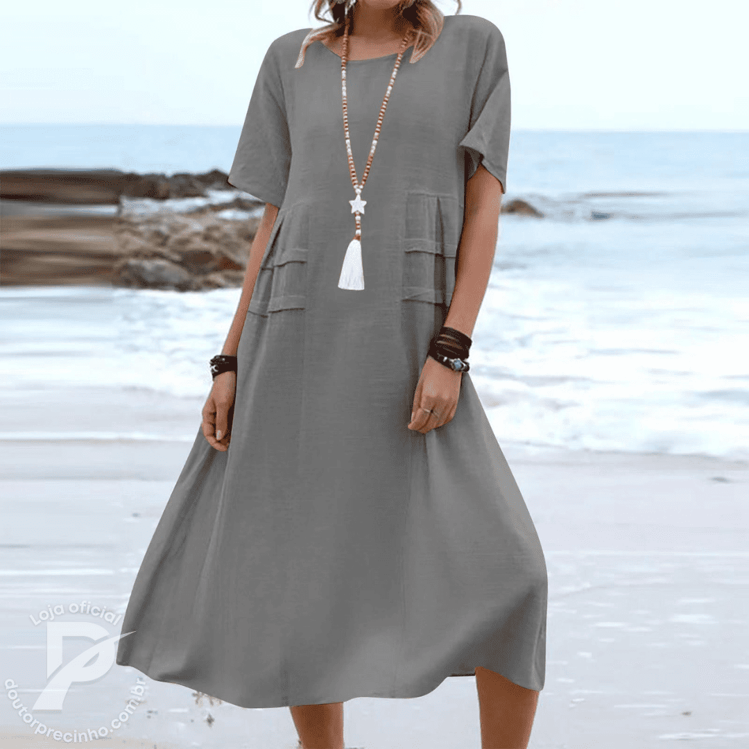 Vestido Talita - Soltinho e Tecido Leve- Conforto como você nunca viu! + Frete Grátis