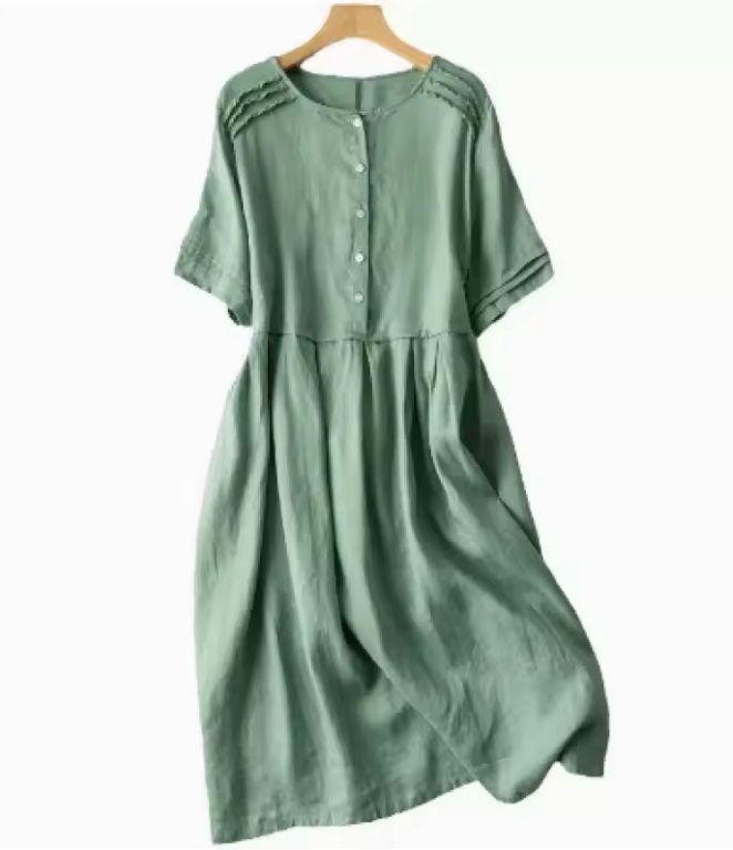 Vestido Bianca- Linho Premium - Leve e Soltinho, Ideal para diversas ocasiões! + Frete Grátis