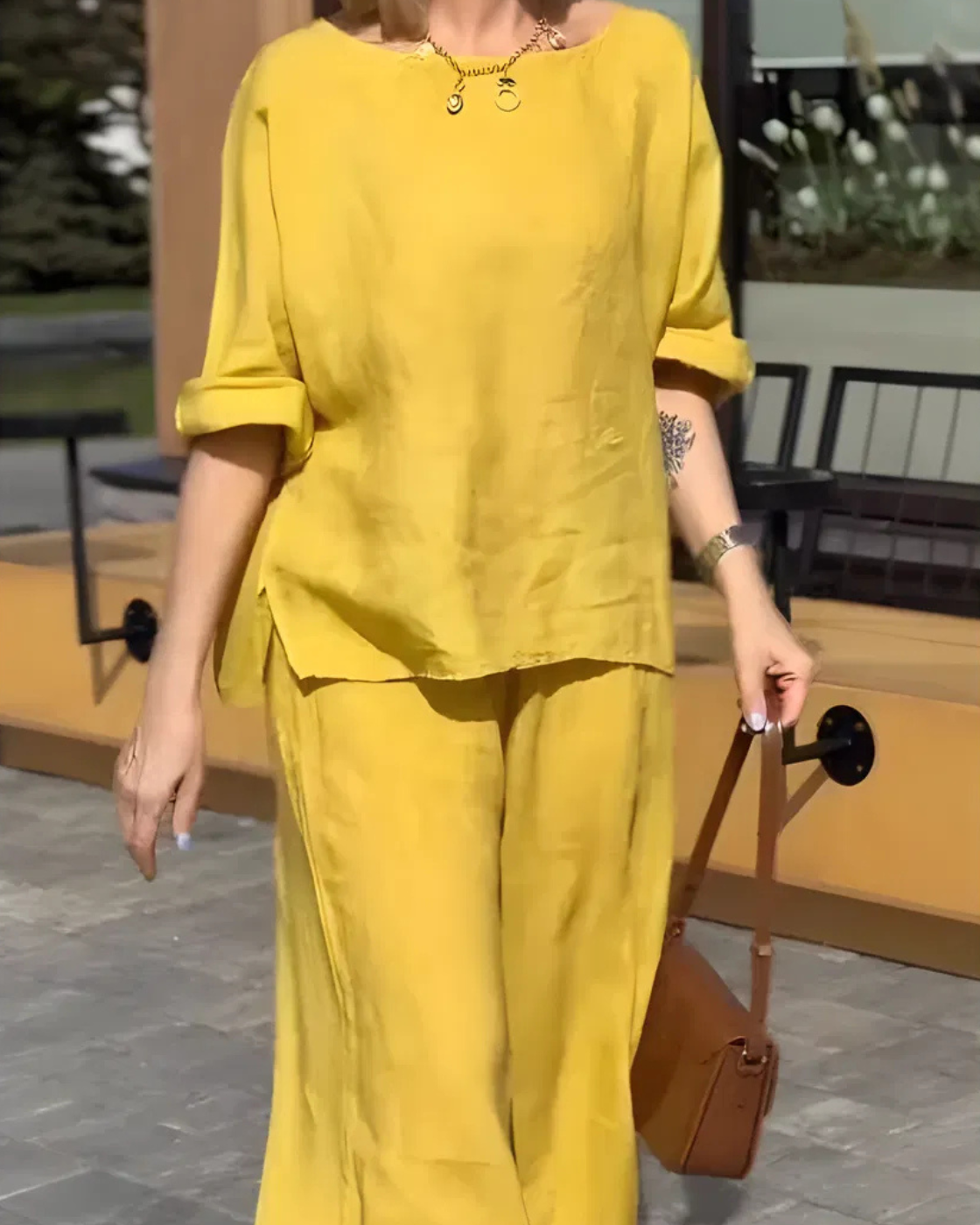 Conjunto Inês |Linho Premium- Sofisticação e elegância em 2 peças