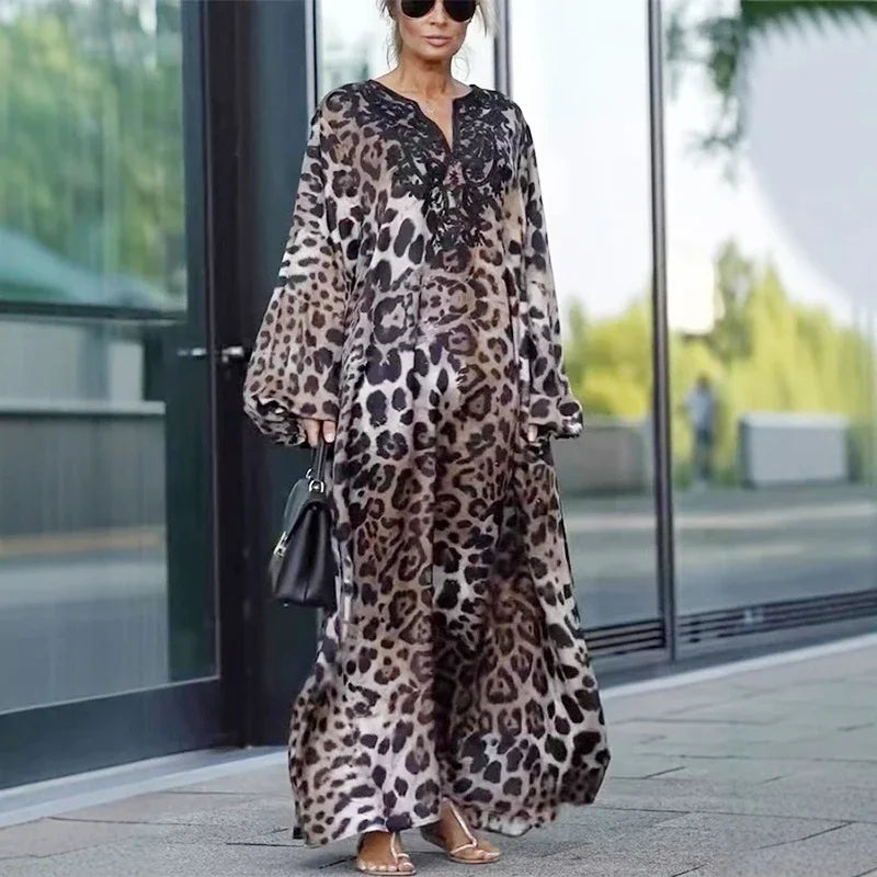 Vestido Onça Elisa- Leve e Soltinho + Frete Grátis