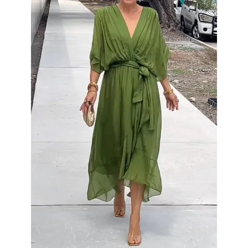 Vestido Eliana- Leveza, estilo e sofisticação para todas as estações