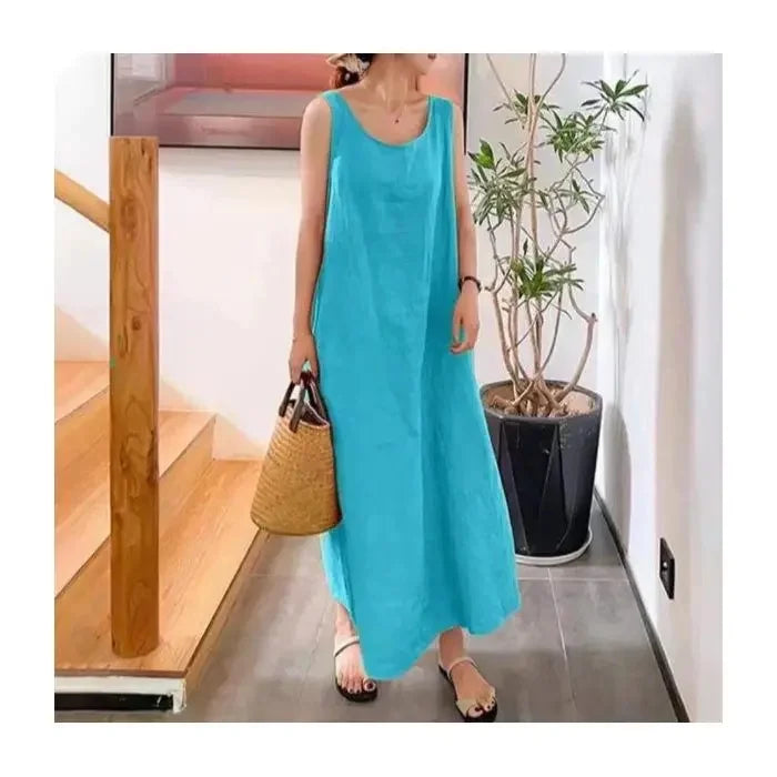 Vestido Tereza -Linho Premium- Conforto, Charme e Estilo