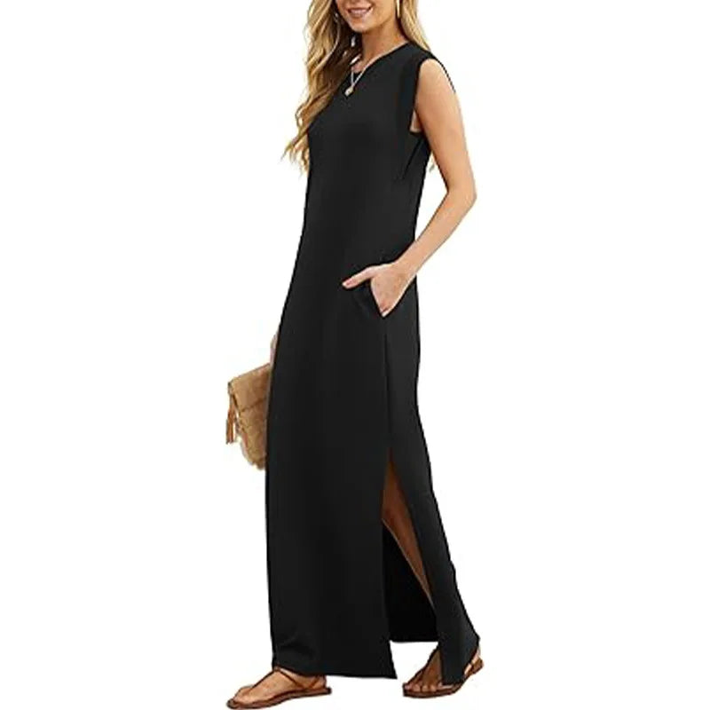 Vestido Elisa - Sem Mangas Leve e Soltinho- Ideal para diversas ocasiões