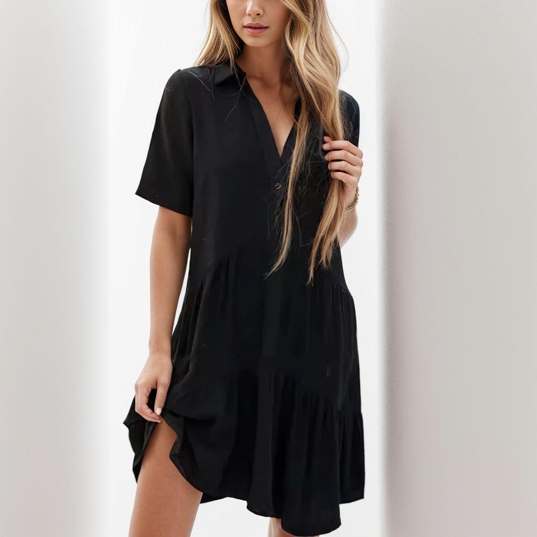 Vestido Sofia em Linho de Algodão com Caimento Solto / Elegância e Conforto Exclusivo para o Verão! Compre 1 e Leve 2