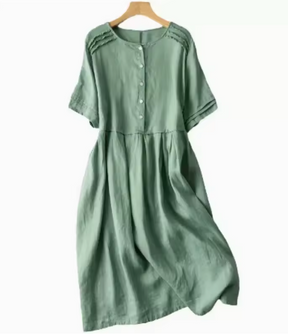 Vestido Bianca- Linho Premium - Leve e Soltinho, Ideal para diversas ocasiões! + Frete Grátis