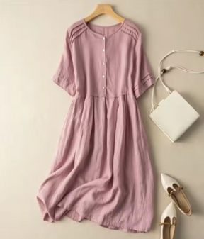Vestido Bianca- Linho Premium - Leve e Soltinho, Ideal para diversas ocasiões! + Frete Grátis