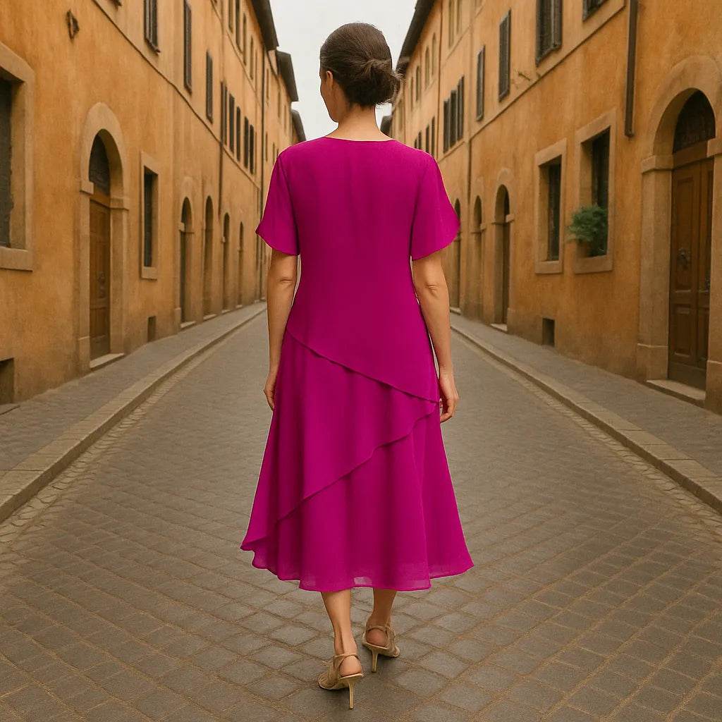 Vestido Elegance Silmara- Charmoso, clássico e moderno