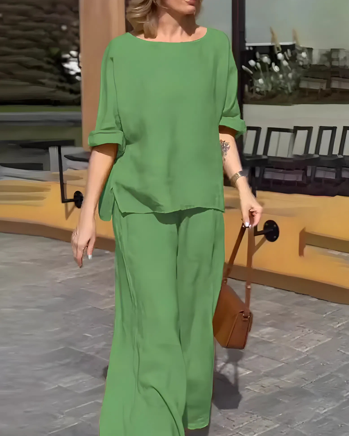 Conjunto Inês |Linho Premium- Sofisticação e elegância em 2 peças