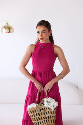 Vestido de Linho Sofia- A Combinação perfeita entre estilo e conforto