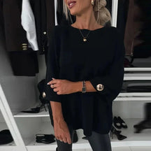 Camisa Feminina Sofia De Lã Casual- Você sempre Quentinha e Elegante!