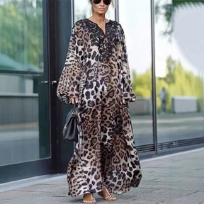 Vestido Onça Elisa- Leve e Soltinho