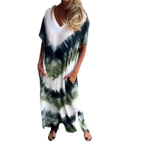 Vestido Feminino Delicada - Longo e Soltinho em V- O charme do verão + Frete Grátis