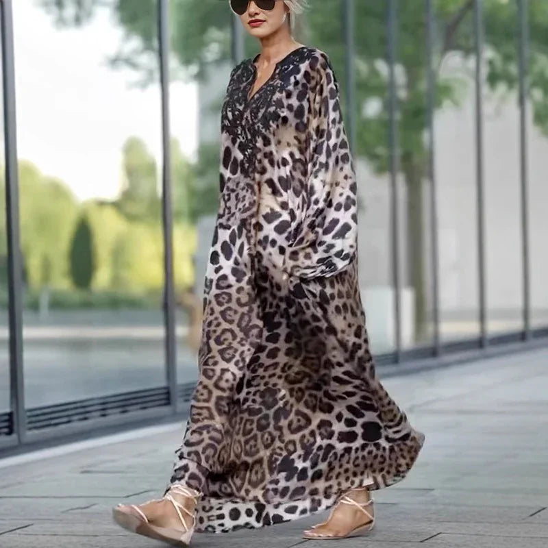 Vestido Onça Elisa- Leve e Soltinho