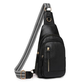 Bolsa Transversal Elegante- Espaçosa e um estilo que complementa a moda +Frete Grátis