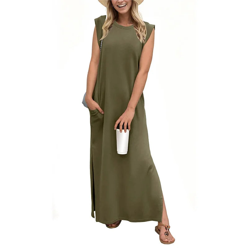 Vestido Elisa - Sem Mangas Leve e Soltinho- Ideal para diversas ocasiões