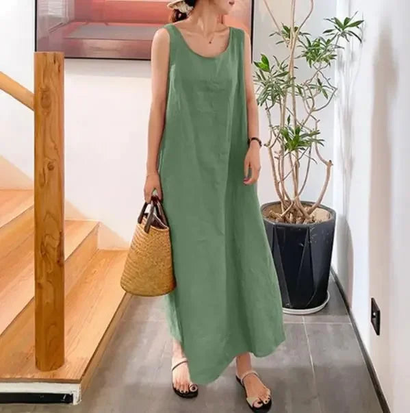 Vestido Tereza -Linho Premium- Conforto, Charme e Estilo