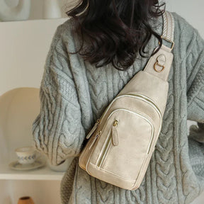 Bolsa Transversal Elegante- Espaçosa e um estilo que complementa a moda +Frete Grátis