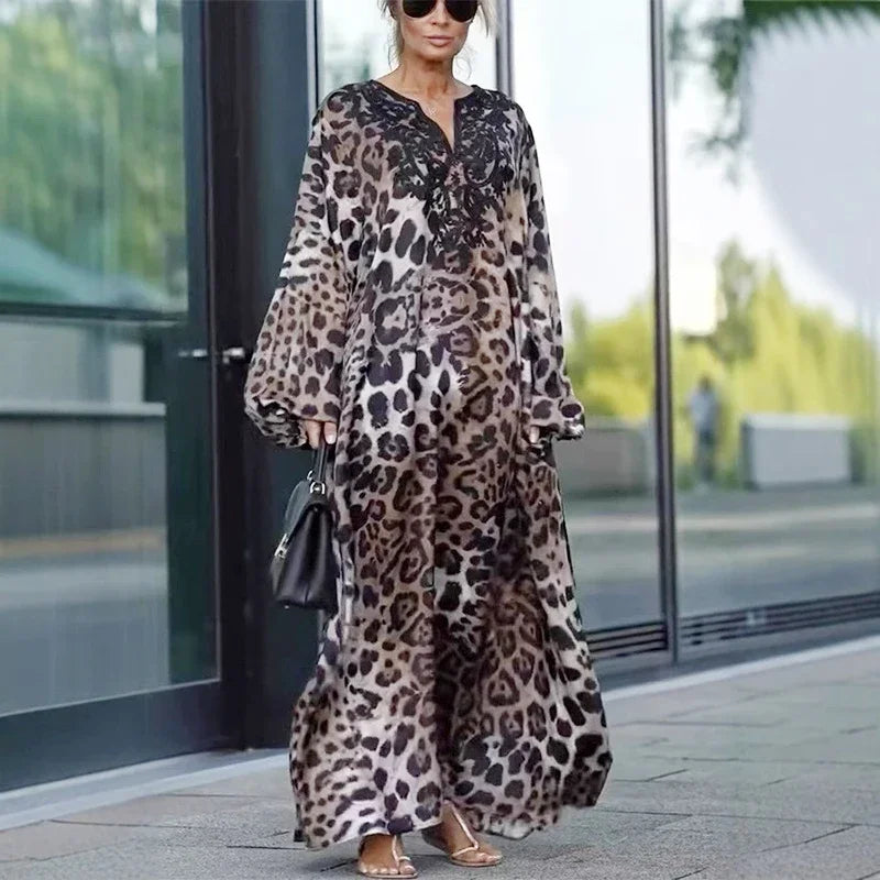 Vestido Onça Elisa- Leve e Soltinho