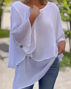 Camisa Elegante  | Vintage - Linho Puro (Leve e Soltinho)+ Frete Grátis