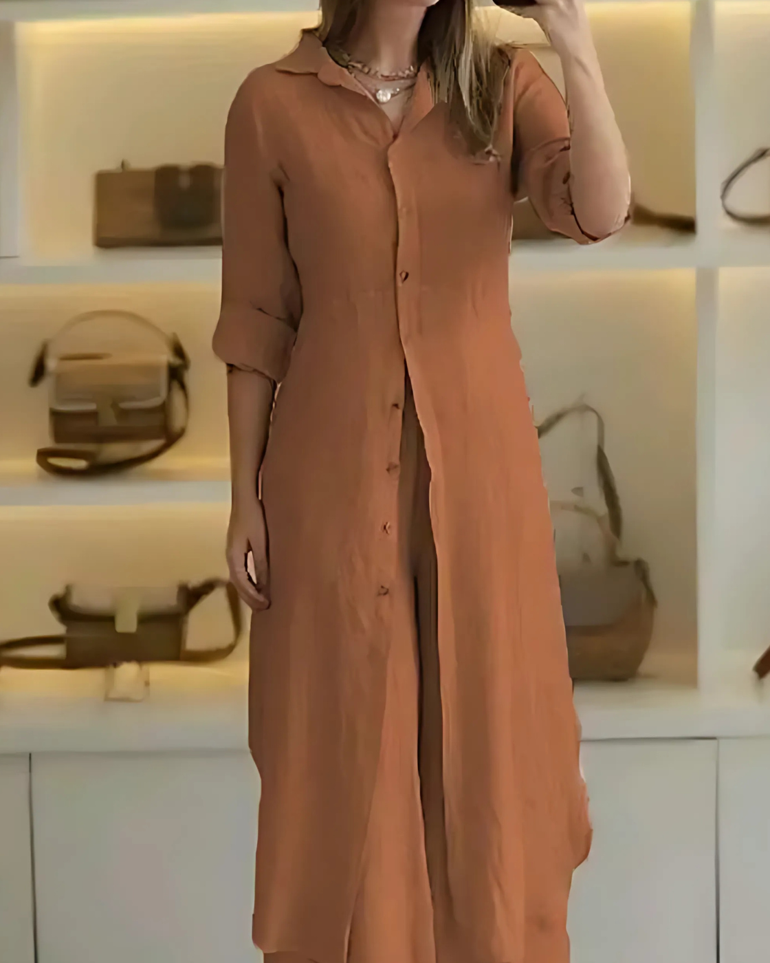 Conjunto Marina  | Linho Premium - Você elegante em todas as ocasiões!