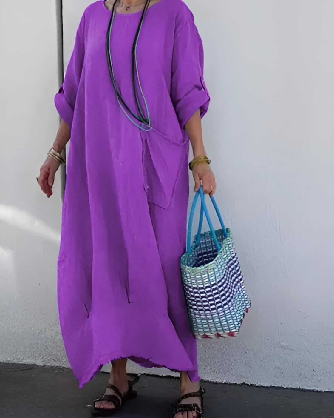 Vestido Marina Comfort | Casual e Sofisticado - Linho Premium