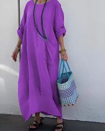 Vestido Marina Comfort | Casual e Sofisticado - Linho Premium