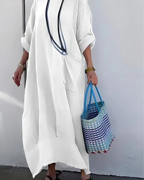 Vestido Marina Comfort | Casual e Sofisticado - Linho Premium