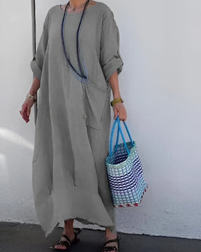Vestido Marina Comfort | Casual e Sofisticado - Linho Premium