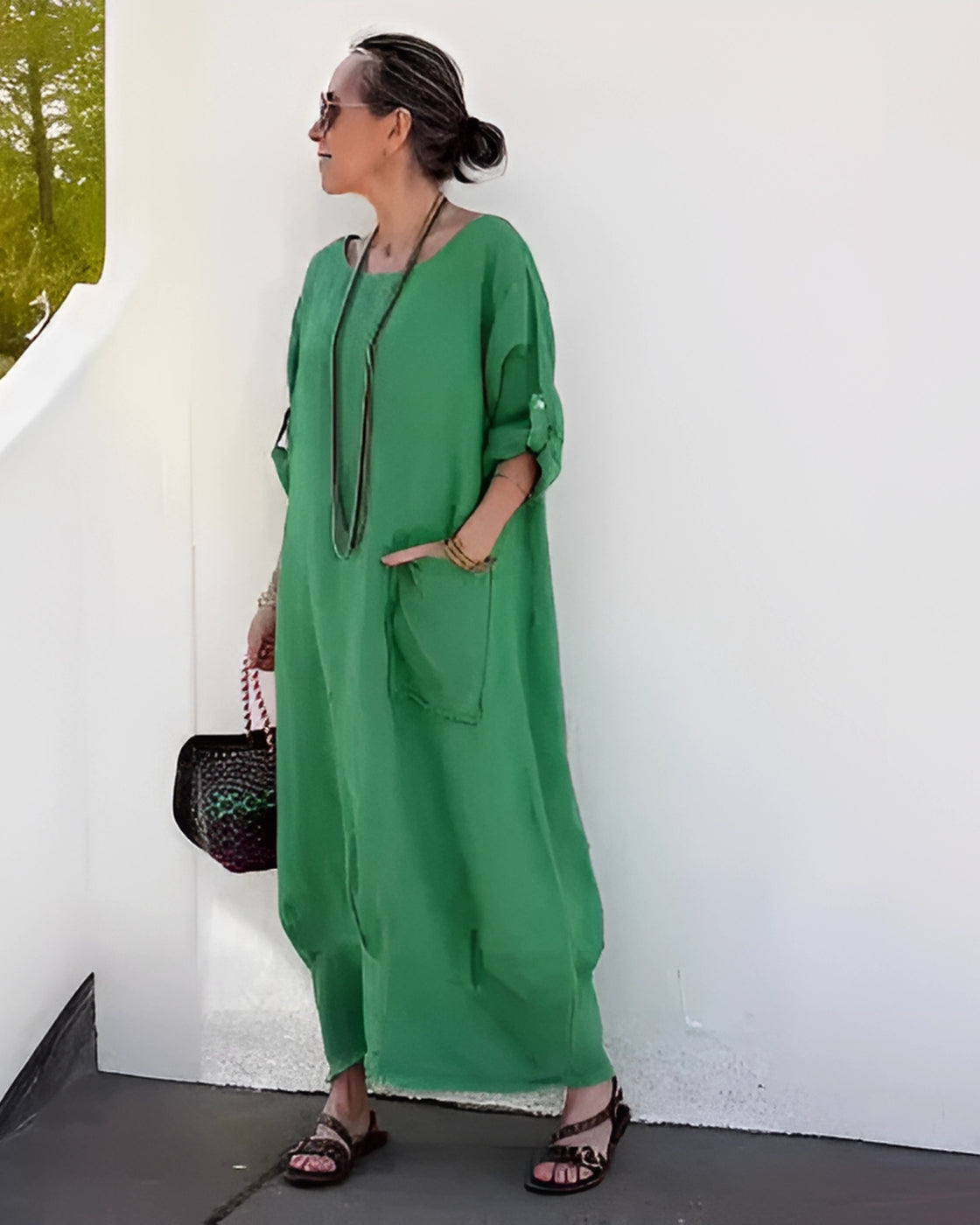 Vestido Marina Comfort | Casual e Sofisticado - Linho Premium