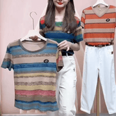 Camisetas Soltinhas Paris com Cores Vibrantes / Elegância e Conforto para um Verão Radiante! ( Compre 1 e Leve 2)