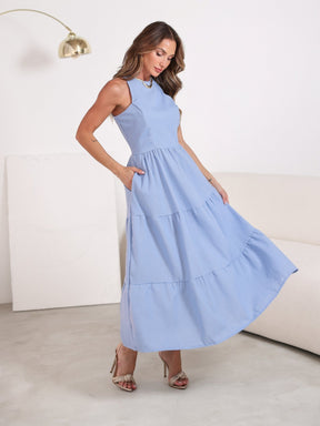 Vestido de Linho Sofia- A Combinação perfeita entre estilo e conforto