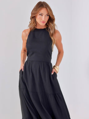 Vestido de Linho Sofia- A Combinação perfeita entre estilo e conforto